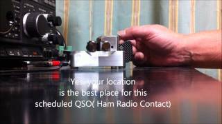 Ham Radio Contact using Morse Code [upl. by Ime748]