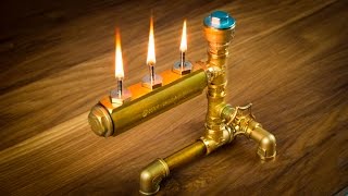 DIY Steampunk Industrial Pipe Oil Lamp [upl. by Etaner]