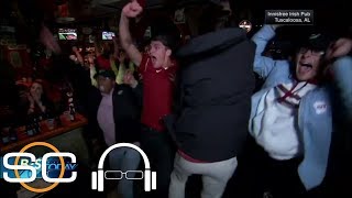 Tuscaloosa fans go wild as Alabama beats Georgia to win national championship  SC with SVP  ESPN [upl. by Kosey140]