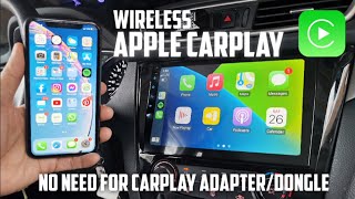 WIRELESS APPLE CARPLAY  No need to buy adapter or dongle [upl. by Kuster]