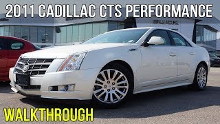 2011 Cadillac CTS Performance AWD  30L V6 Walkthrough [upl. by Bust]