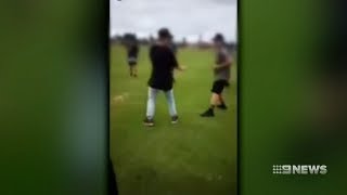 School Fight  9 News Perth [upl. by Aihpos359]