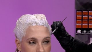 Blonding Application How to Lighten Virgin Hair by Kadus Professional [upl. by Gerhard871]