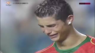 Portugal vs Greece 01 Euro 2004 Final match highlights [upl. by Brittne130]