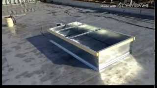 HVAC ROOFTOP INSTALL PART 1 HVAC [upl. by Zak993]