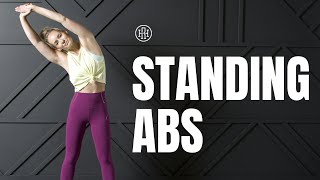 Six Pack Standing Abs Workout [upl. by Senn]