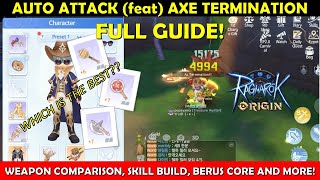 Ragnarok Origin  Whitesmith Auto Attack feat Axe Termination Full Guide  Eps14 [upl. by Dacy]