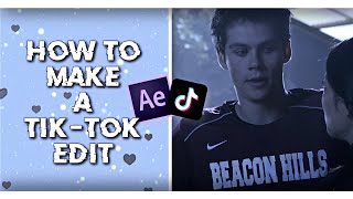 how to make a tik tok edit  after effects [upl. by Atsiuqal]