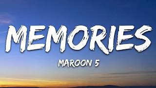 Maroon 5  Memories Lyrics Memories Bring Back You  Top YouTube Music [upl. by Morse]