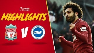 Highlights Liverpool v Brighton  Salah scores again amp a ‘Boss’ new song for Naby Keita [upl. by Vareck382]