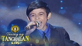 Tawag ng Tanghalan Kids Keifer Sanchez  Shine Grand Finals [upl. by Antonino]