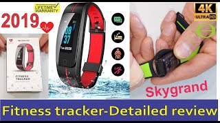 Review and how to set up a generic fitness tracker with VeryFitPro app  Amazon Skygrand 2019 [upl. by Malilliw]