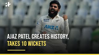 Ajaz Patel Creates History Takes 10 Wickets [upl. by Tnecnev967]