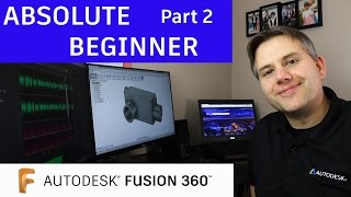 Fusion 360 Tutorial for Absolute Beginners— Part 2 [upl. by Zined]