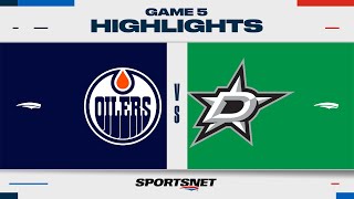 NHL Game 5 Highlights  Oilers vs Stars  May 31 2024 [upl. by Neelram533]