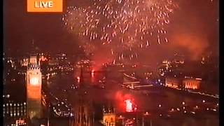 New Year 19992000 Millennium London UK [upl. by Galligan478]