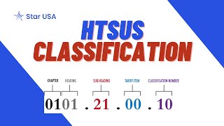 HTSUS Classification [upl. by Honorine]