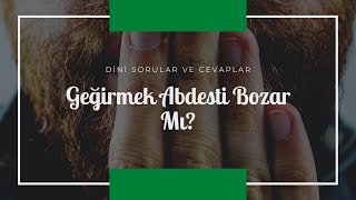 Geğirmek Abdesti Bozar Mı [upl. by Kcod]