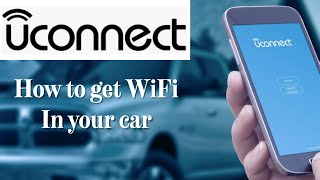 How to get WIFI hotspot in your vehicle using Uconnect  Easy instructions 2022 [upl. by Rauch]