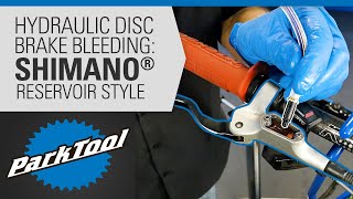 How to Bleed Hydraulic Brakes  Shimano® Reservoir Style [upl. by Haissi]