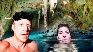 Cave Adventures in Tulum Mexico [upl. by Aimac]