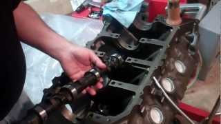 Installing Cam Bearings and Cam [upl. by Hamrah625]