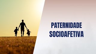 Paternidade socioafetiva [upl. by Balfore]