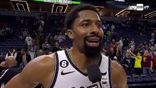 Spencer Dinwiddie after Nets OT thriller [upl. by Langsdon471]