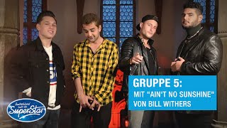 Gruppe 05 Shada Dominic Jan B amp Starian mit quotAint No Sunshinequot von Bill Withers  DSDS 2021 [upl. by Geoffry]