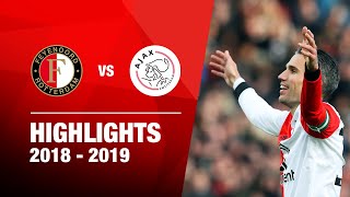 62  Highlights Feyenoord  Ajax  Eredivisie 20182019 [upl. by Musette]