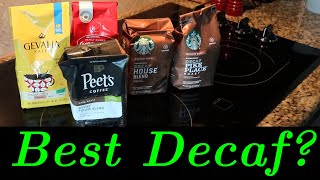 Comparing Grocery Store Decaf Coffees  What is Good [upl. by Wesa248]