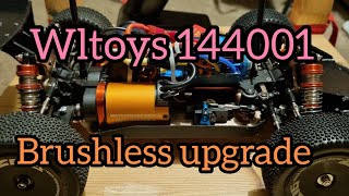 Wltoys 144001 brushless upgrade [upl. by Ennovart]