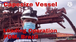 Capesize Vessel Loading Operation [upl. by Aissat]