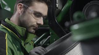 John Deere  Expert Tip Tractor  Air Filter Change [upl. by Irfan]