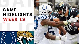 Colts vs Jaguars Week 13 Highlights  NFL 2018 [upl. by Parsifal]