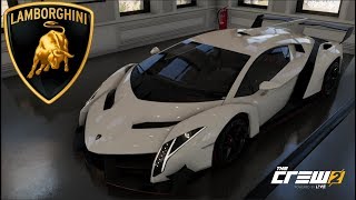 The Crew 2  LAMBORGHINI VENENO  Customization Top Speed Run Review [upl. by Musa]