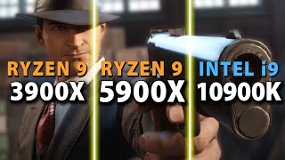 AMD Ryzen 9 5900X vs 3900X vs Intel i910900K [upl. by Annod]