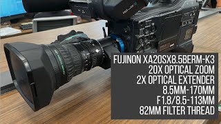 Fujinon XA20sx85BERMK3 ENG Lens Review amp Demo [upl. by Lenad652]