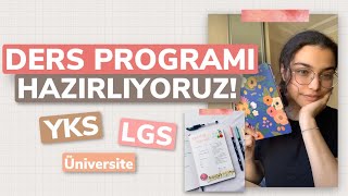 ÇALIŞMA PROGRAMI HAZIRLAMAK  Derece İçin Ders Çalışma Planı Nasıl Yapılır [upl. by Nnairol]