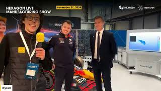 Oracle Red Bull Racing at Hexagon Live Manufacturing Show [upl. by Yatnoed706]