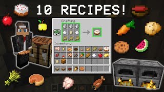 ✔ Minecraft Food 10 Easy Recipes [upl. by Grayce]