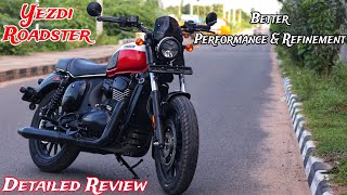 2023 Yezdi Roadster Review  Better Performance  Refinement and Comfort [upl. by Irvine]