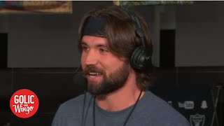 Gardner Minshew with a full beard recaps his RV trip across the USA  Golic and Wingo [upl. by Aihseya552]