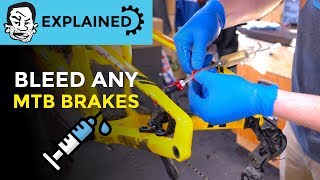 How to bleed MTB brakes [upl. by Ahsa]