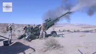 US Marines Firing the M777 155mm Howitzer [upl. by Attenweiler]