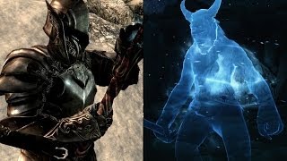 Skyrim  The Ebony Warrior VS Karstaag [upl. by Sparky]