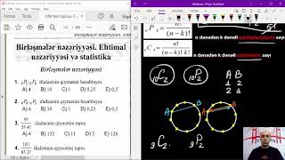 Birləşmələr nəzəriyyəsi Ehtimal nəzəriyyəsi və statistika [upl. by Yrro]