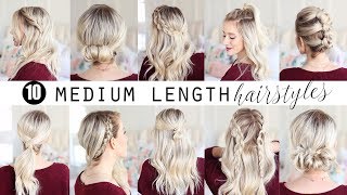 TEN Medium Length Hairstyles  Twist Me Pretty [upl. by Larual]