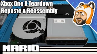 Xbox One X  Teardown Repaste amp Reassembly Guide [upl. by Sarchet175]