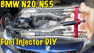 BMW Fuel Injector Replacement DIY  BMW N20 N26 N55 S55 [upl. by Nosyla]